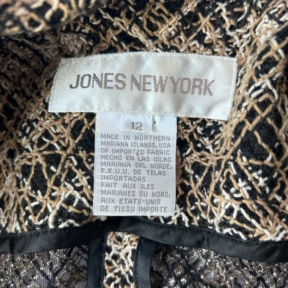 Jones New York Tweed Women's blazer/suit jacket - Picture 2 of 5